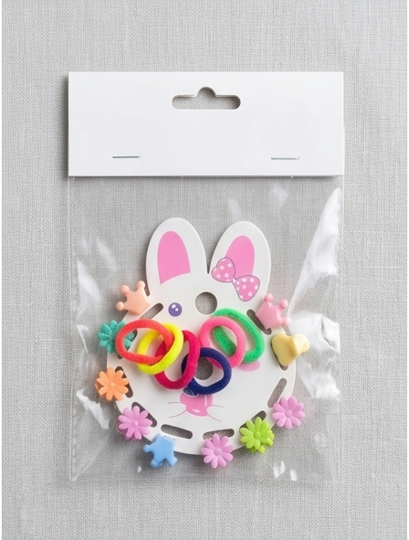 Girls Hair Accessories Set | Colorful Hair Ties & Cute Hair Clips Gift Pack