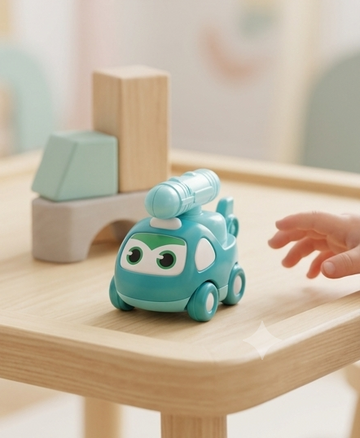 Cute Cartoon Mini Toy Car | Friction Powered Vehicle Toy for Kids & Toddlers