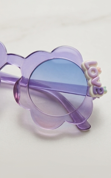 Kids Flower Sunglasses & Hair Accessories Gift Set