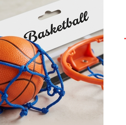 Mini Basketball Hoop Set with Ball | Indoor Wall & Door Basketball Game for Kids