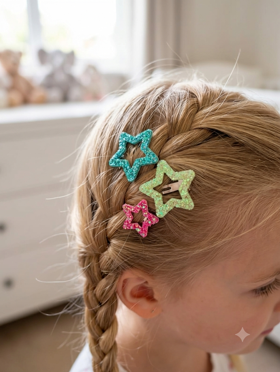 Cute Glitter Hair Accessories for Girls